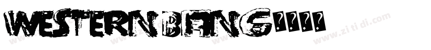 Western Bang字体转换